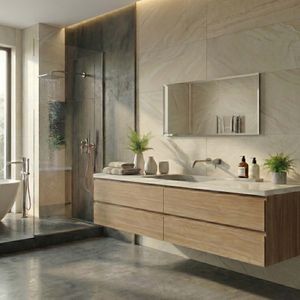 Espejo con Bisel Cherry 50x100 cm