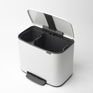 Basurero Pedal Bo White 2C