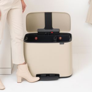 Basurero Pedal Bo Soft Beige 2C