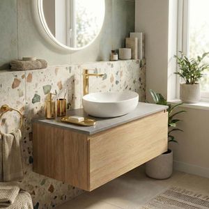 Lavamanos Argus 410x390x125 mm Sin Rebalse Blanco