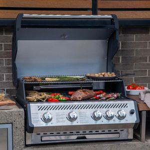 Parrilla A Gas Natural FDV Select Empotrable 5Q Inoxidable