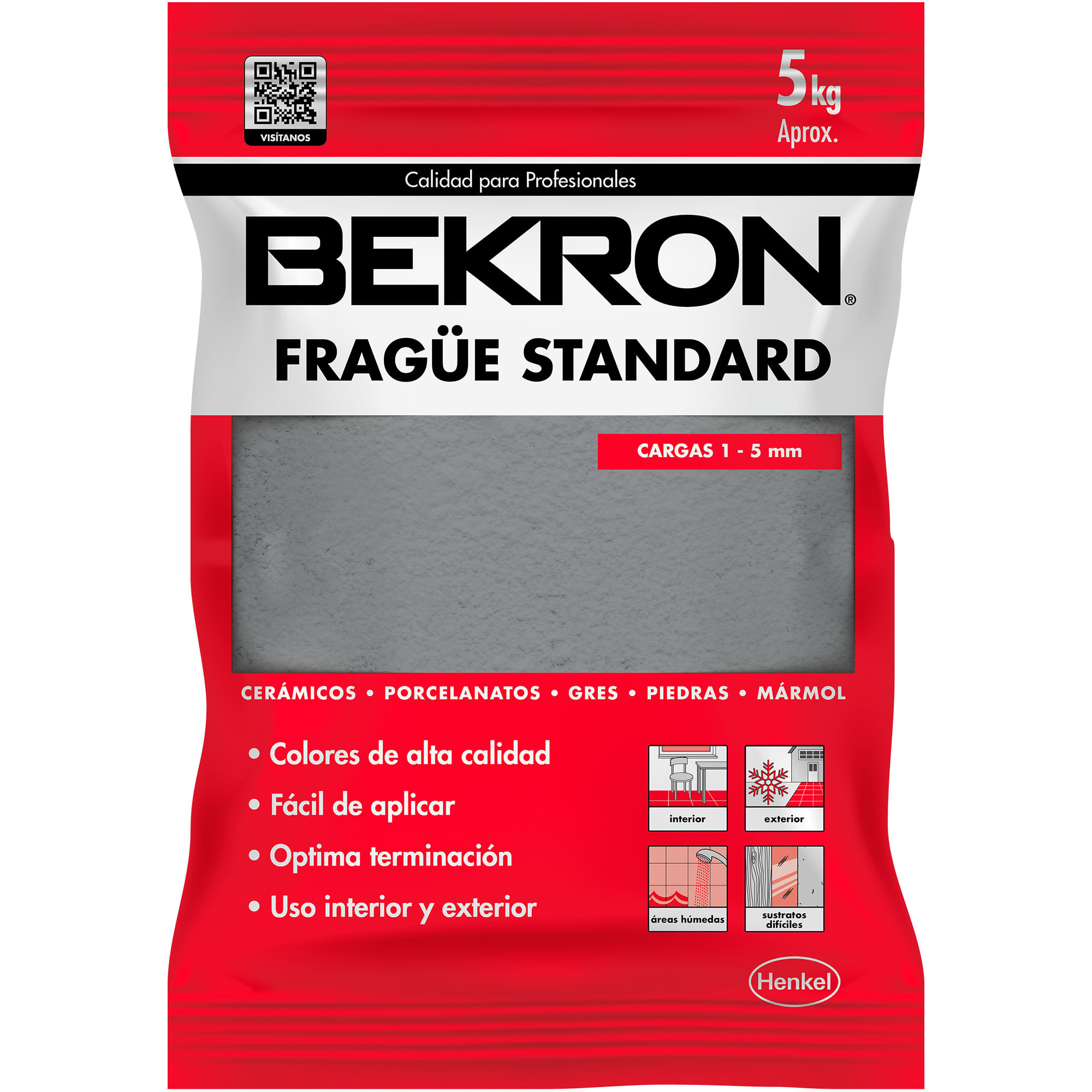 Fragüe Cementicio BeFragüe Gris 5 Kg