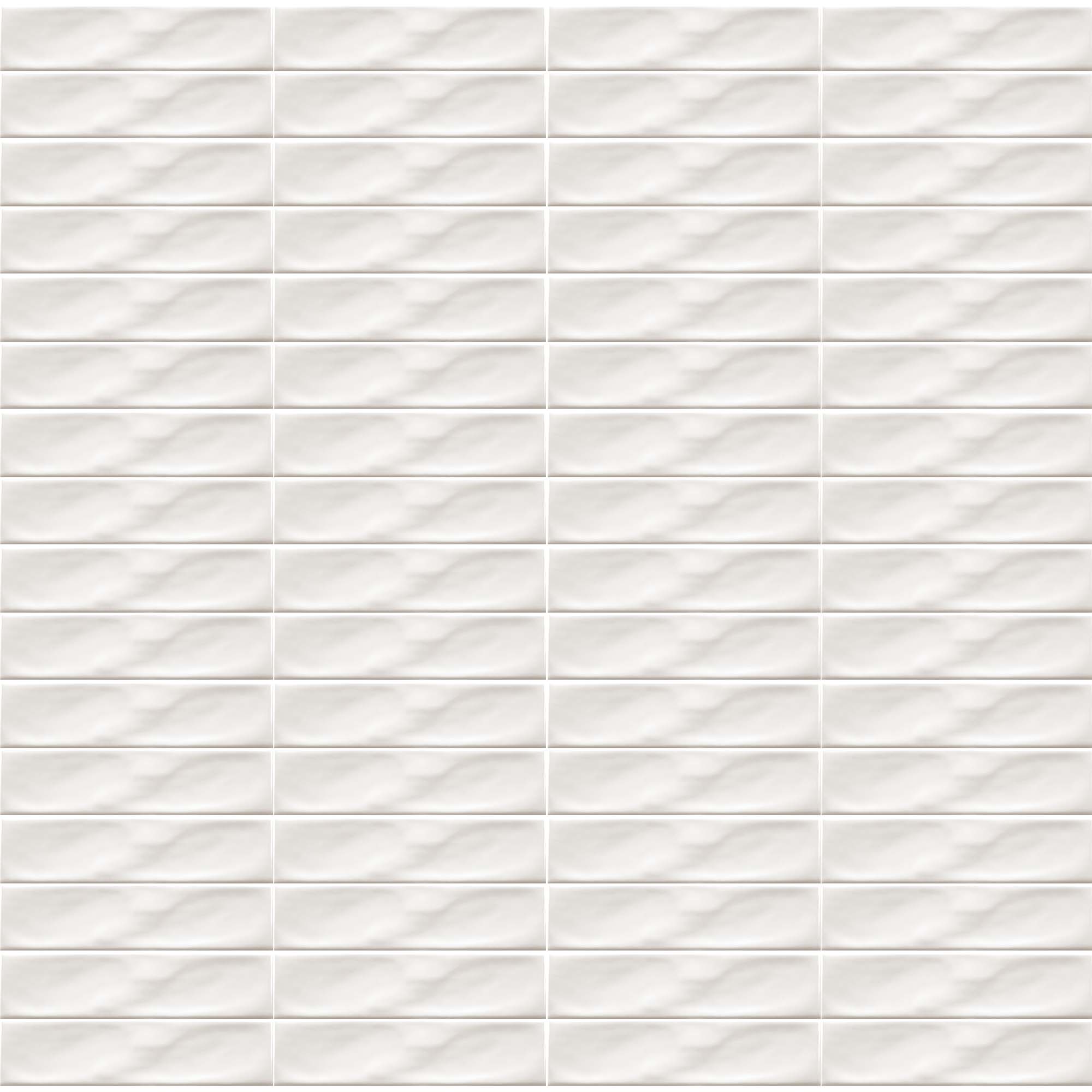 Cerámica Muro Ice Craft Blanco Brillante 6.8x28 cm | mK.cl