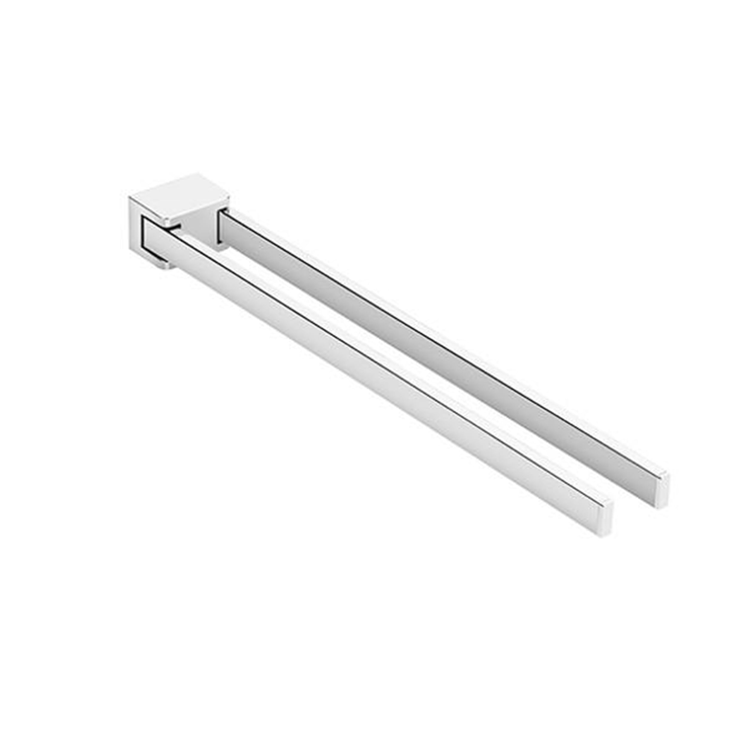 Toallero Extreme Aro Doble Latón Cromado 40 cm