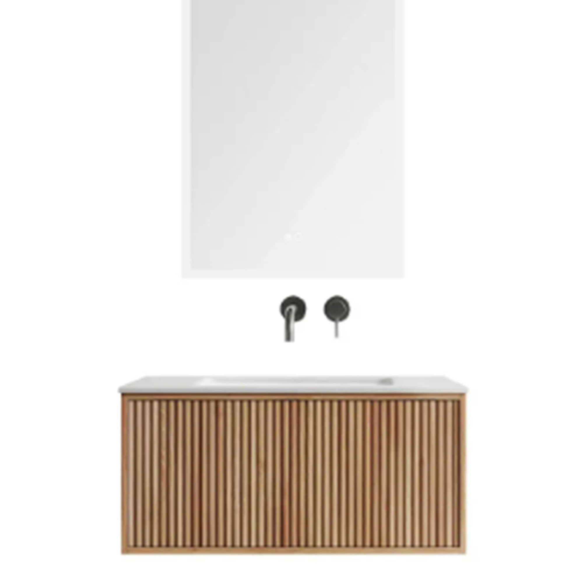 Mueble de Baño Hudson con Lavamanos 800x392x530 mm 1 Cajón N