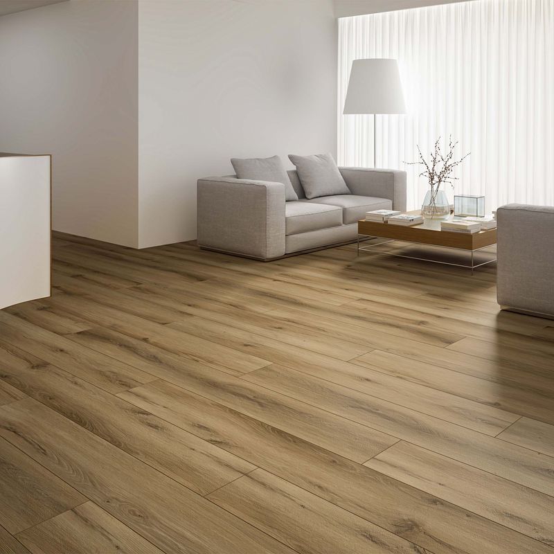 Piso Vinílico SPC Savage Light Brown 230X1842x6.5 mm | mK.cl