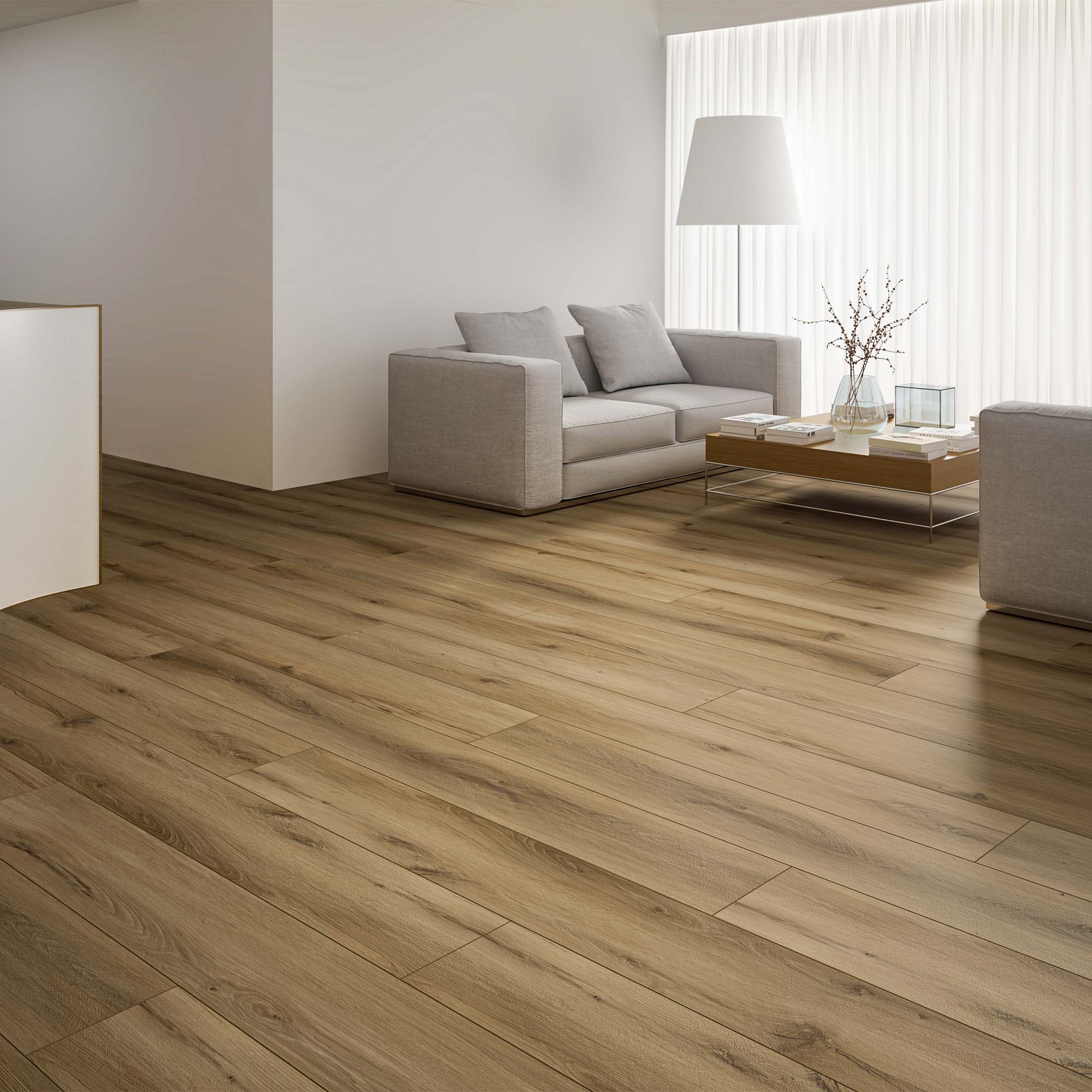 Piso Vinílico SPC Savage Light Brown 230X1842x6.5 mm | mK.cl