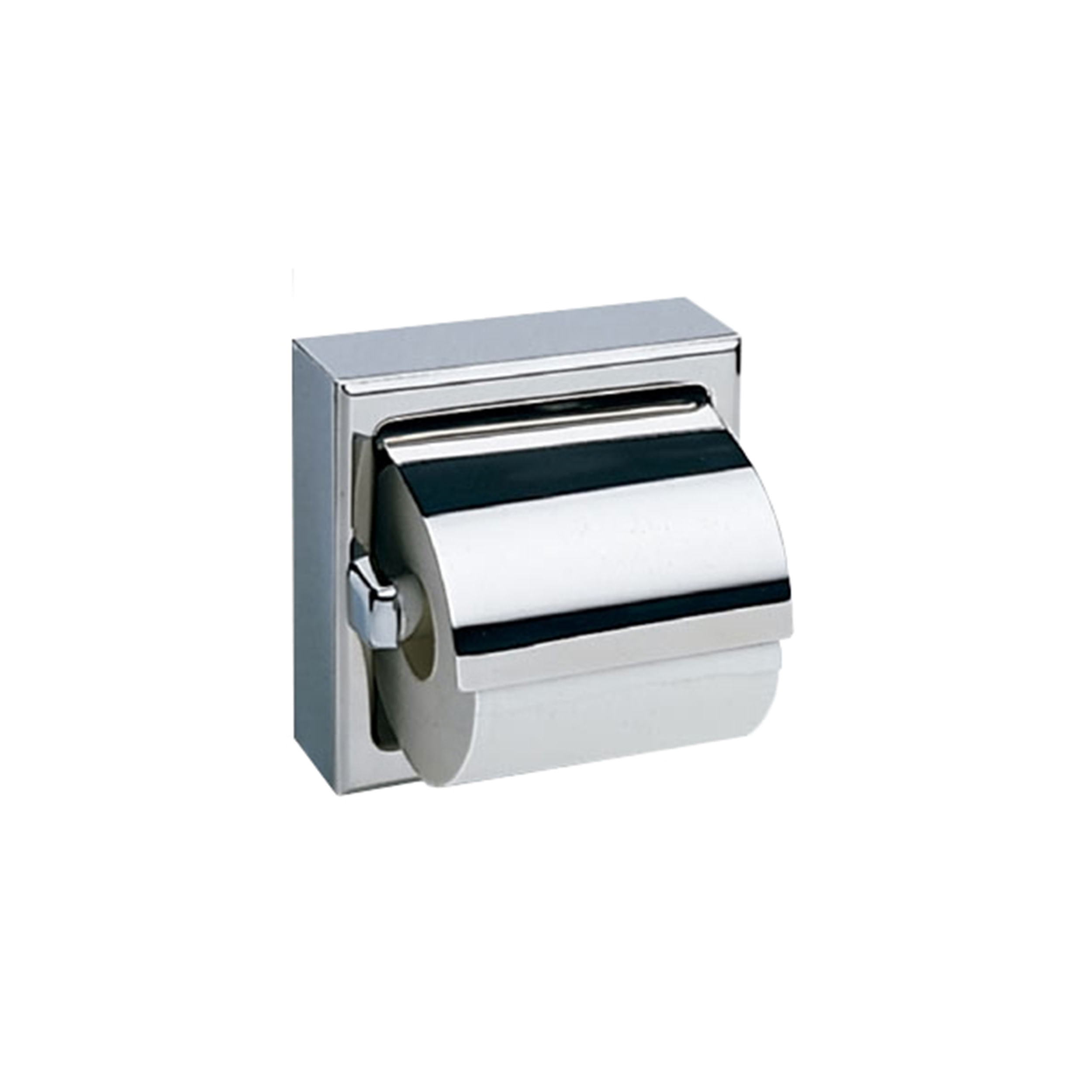 Portarrollo Simple 15 Cm Con Tapa B-6699 Acero Inoxidable