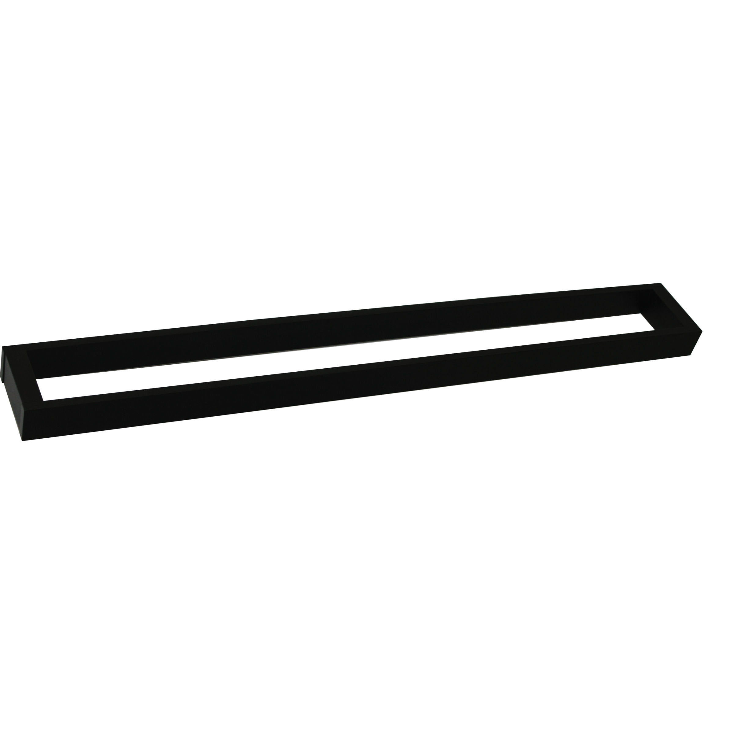 Toallero Kubika de Barra Latón Negro 60x7x3 cm