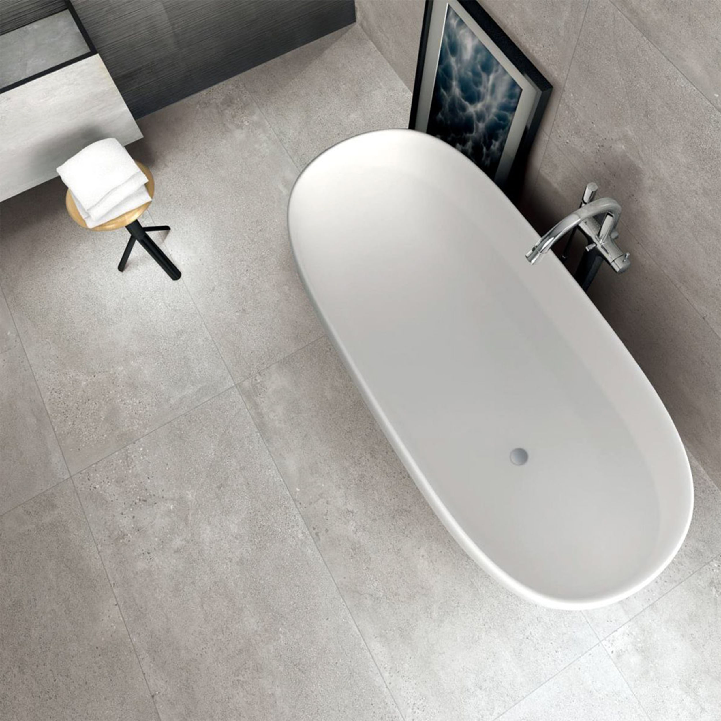 Porcelanato Berlin Grey Mate 60x120 cm