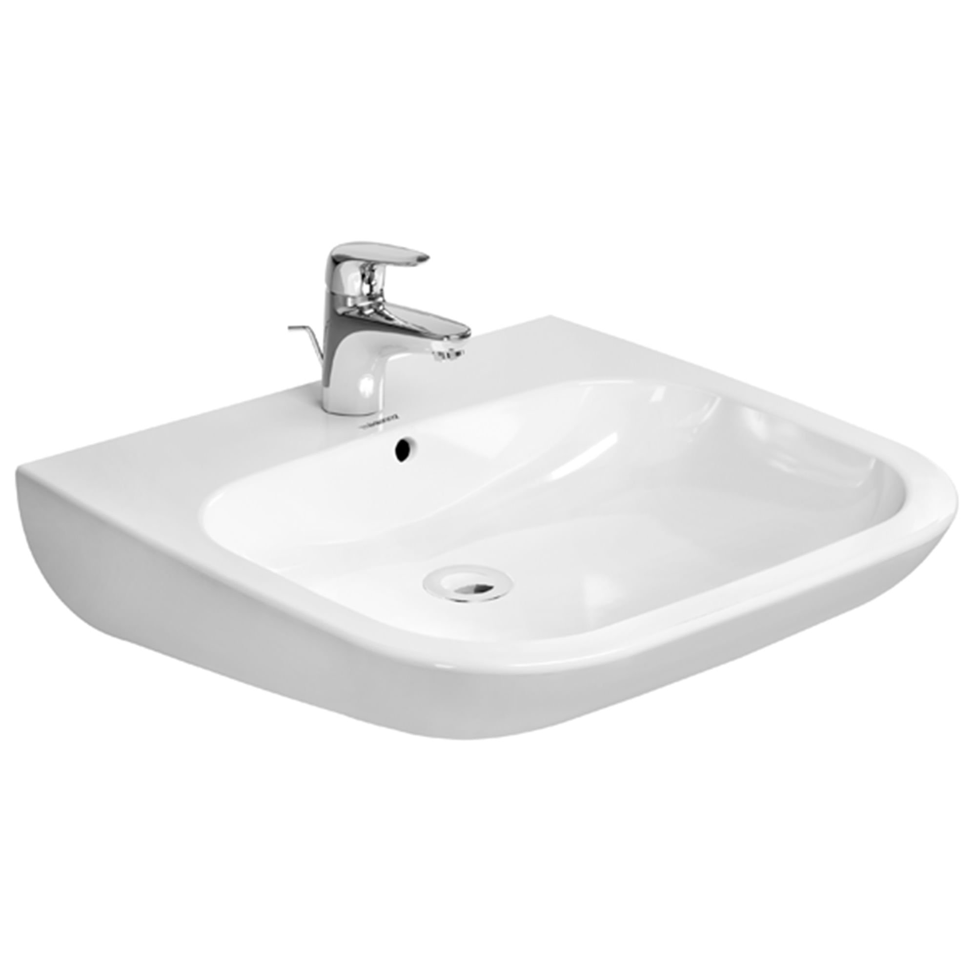 Lavamanos Suspendido Rectangular D-Code Vital Blanco 600x555x155 mm