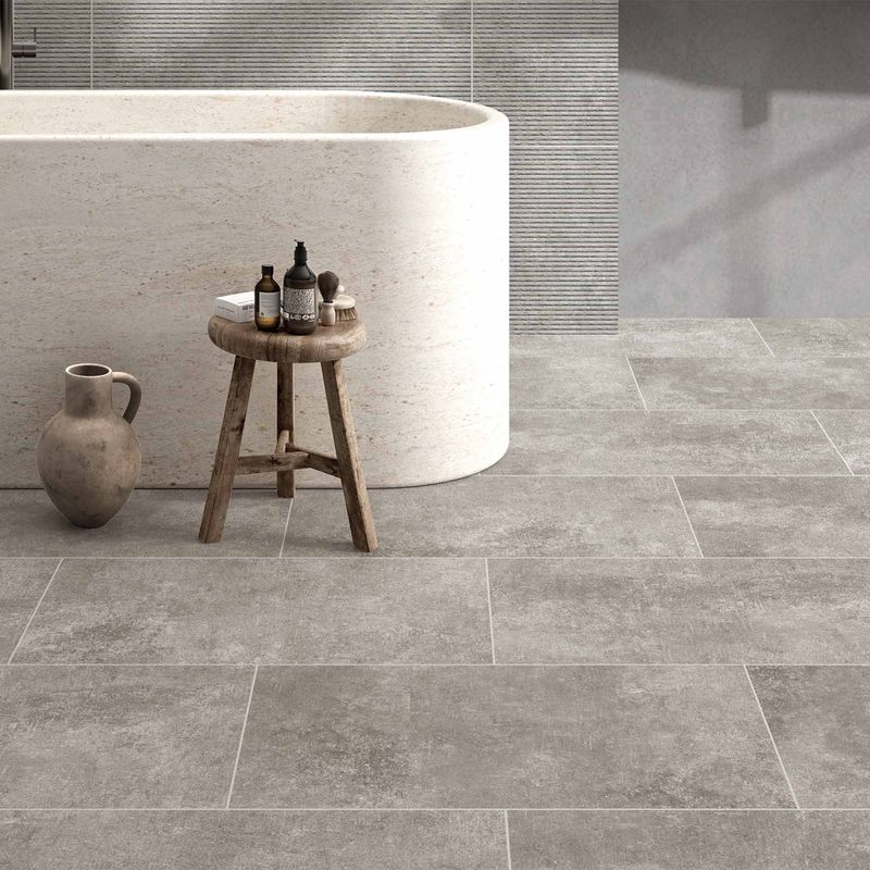 Porcelanato District Anthracite Mate 60x120 cm | mK.cl