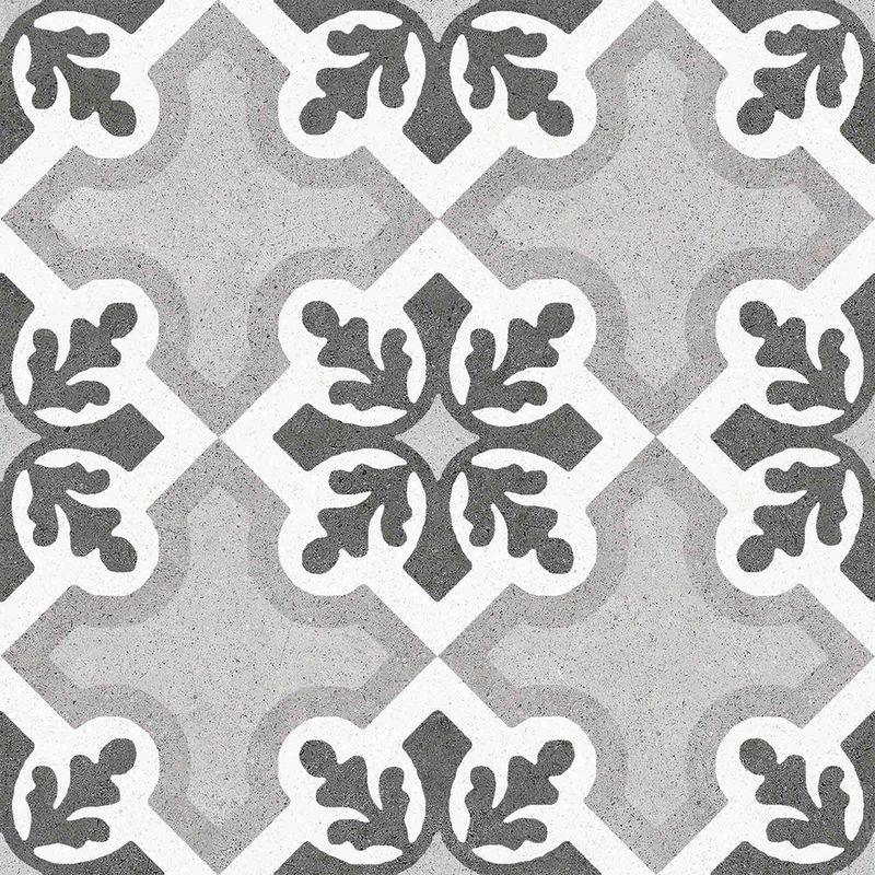 Porcelanato Vintage Ruzafa Gris Mate 25x25 cm | mK.cl