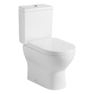 WC Two Piece Atenas-n Rimless Descarga a Piso 300 mm